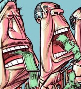 Diputados tragones "Diputados Tragones" Illustration for Expreso Newspaper in Sonora México.
