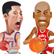 ?NBA Players? Illustration Commissioned By Infographicworld in NY City.