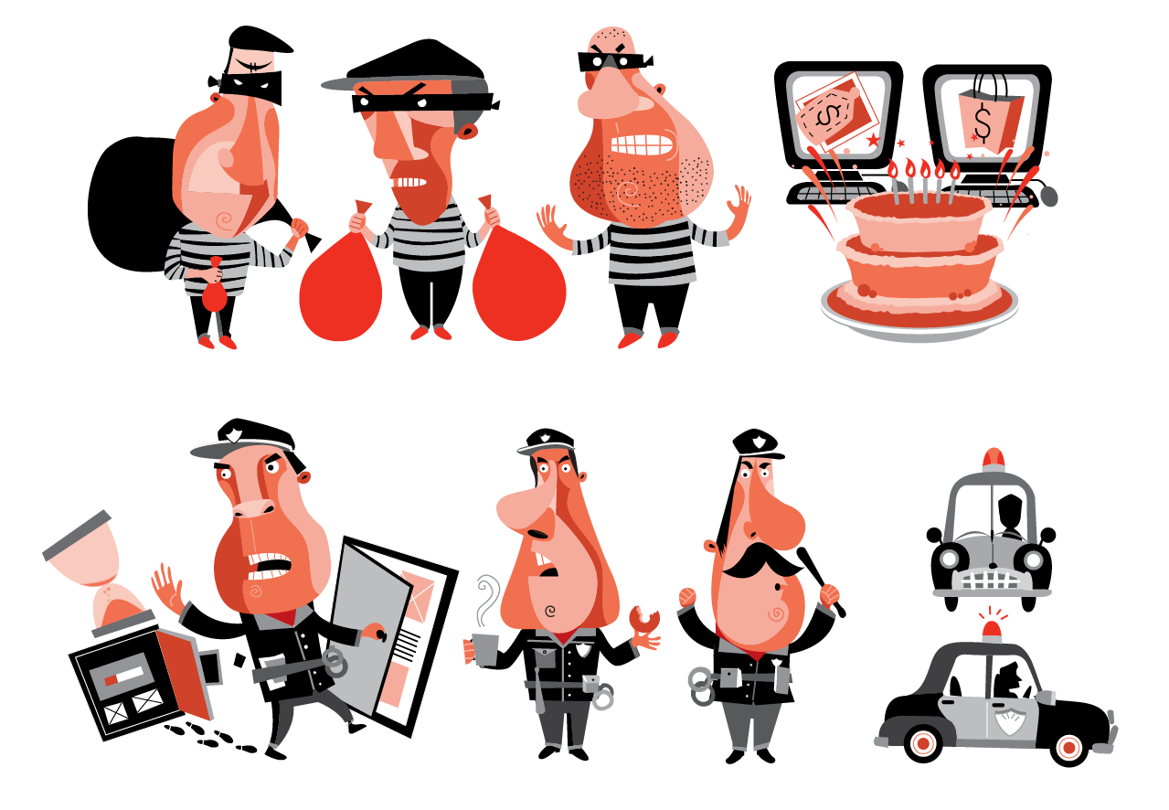 “Tagman” Illustrations Commissioned By Infographicworld in NY City.
