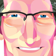 ?Tim Cook? Illustration Commissioned By Infographicworld in NY City.